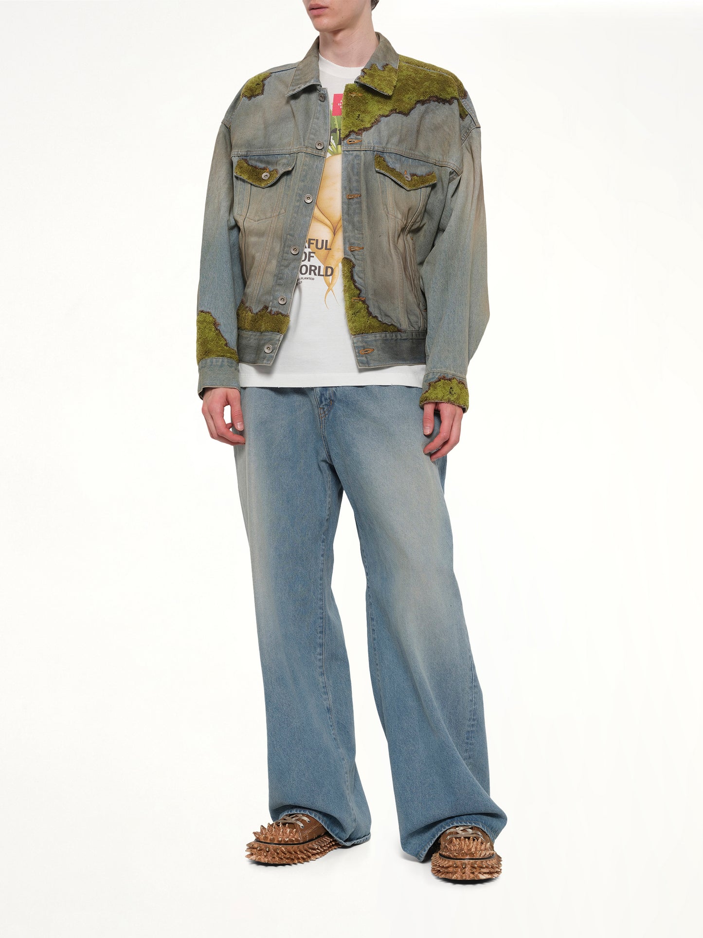 Moss-Grown Denim Jacket in Indigo
