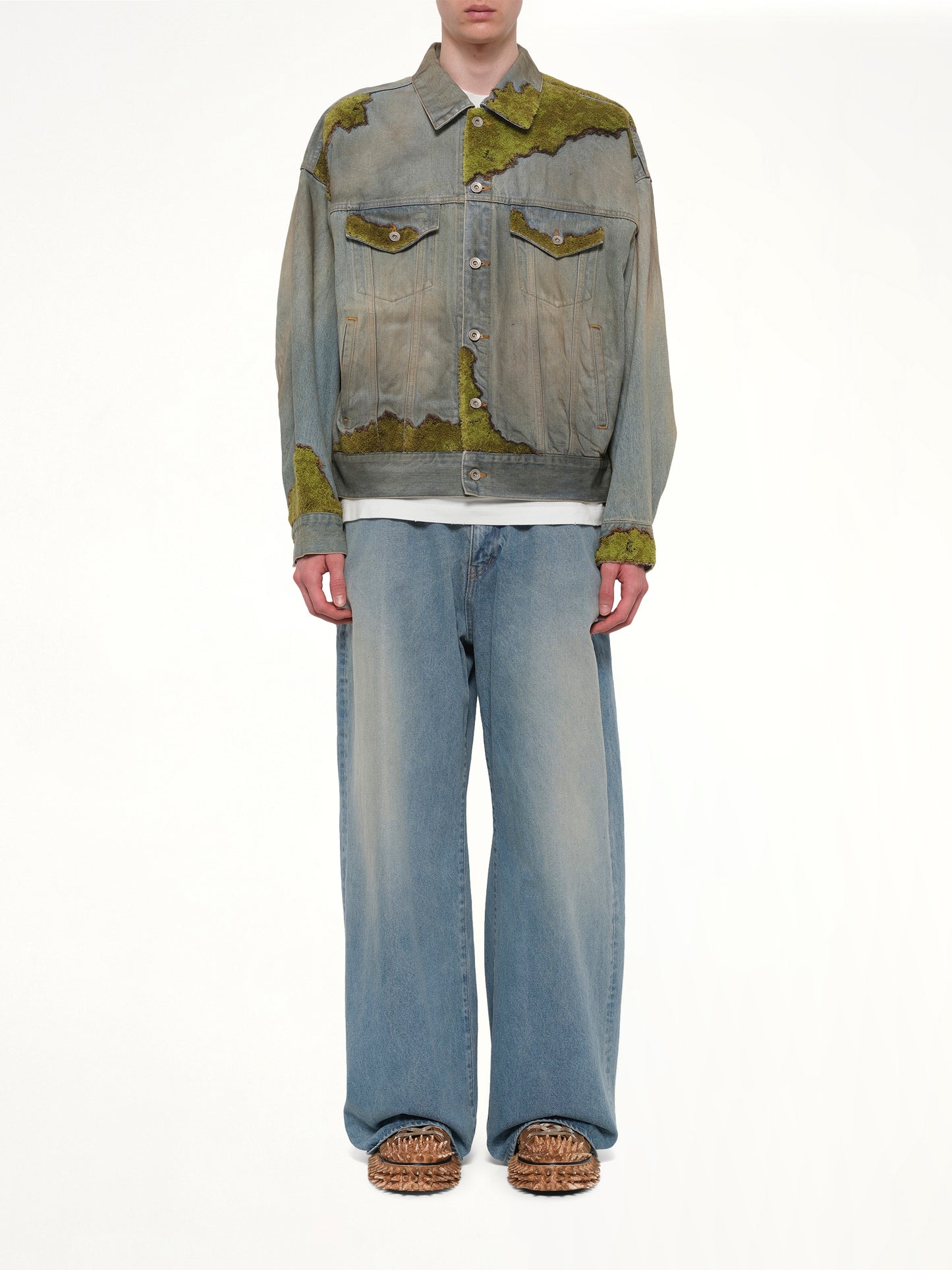 Moss-Grown Denim Jacket in Indigo