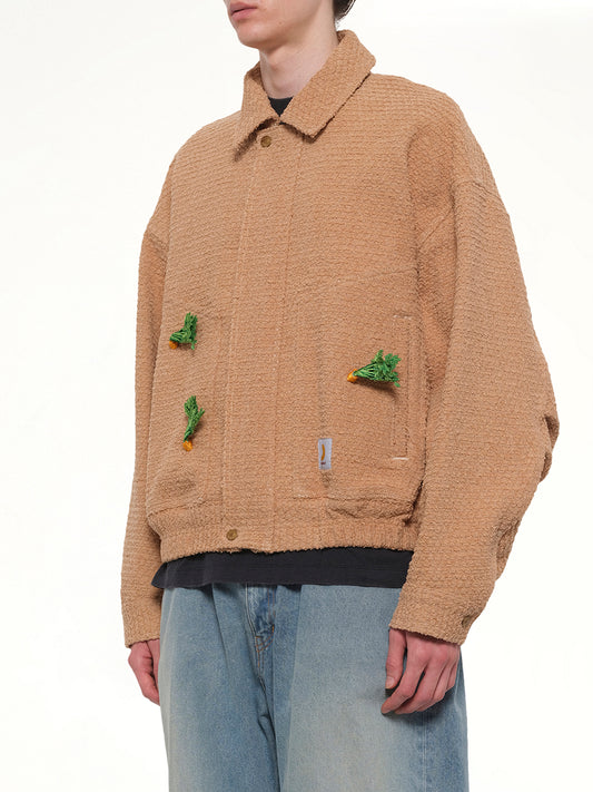 Tilled Field Work Jacket in Camel