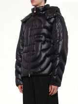 Quilted Puffer Jacket in Black