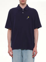 S/S Pique Polo in Navy