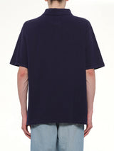 S/S Pique Polo in Navy