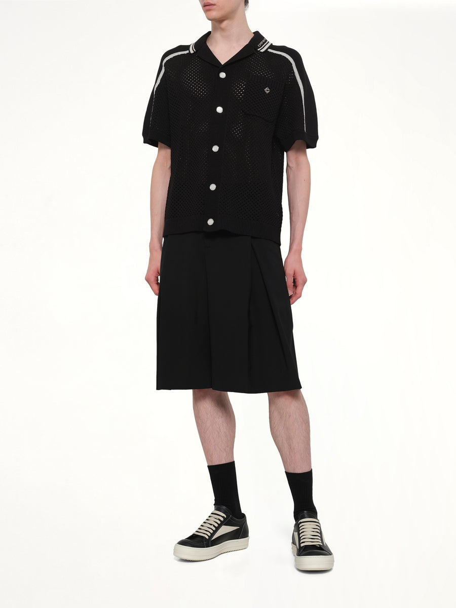 Casablanca Mesh Shirt in Black
