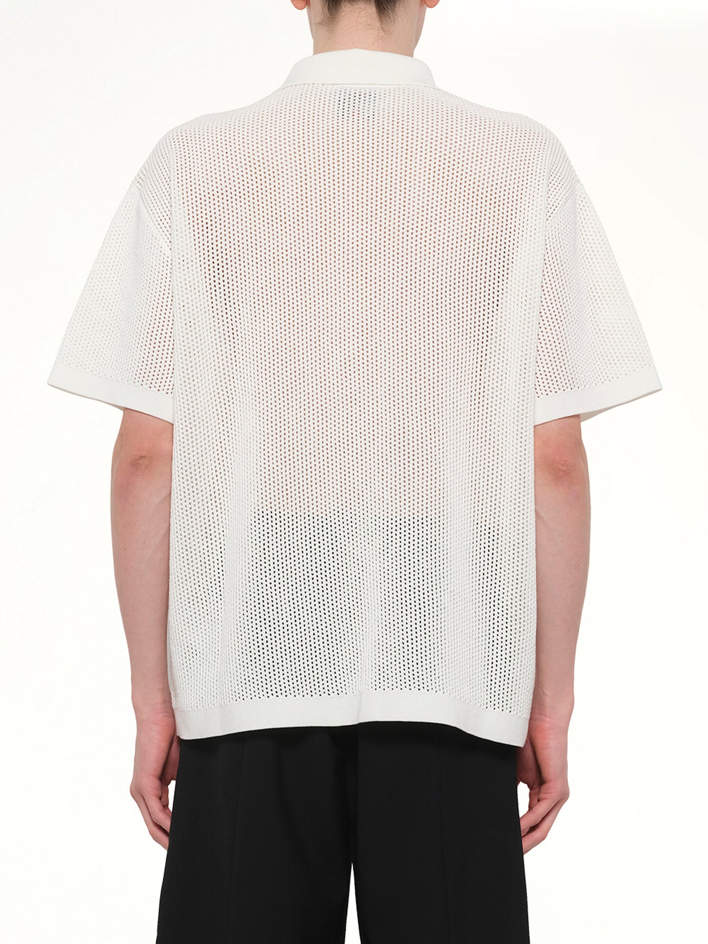 Mesh Shirt in White