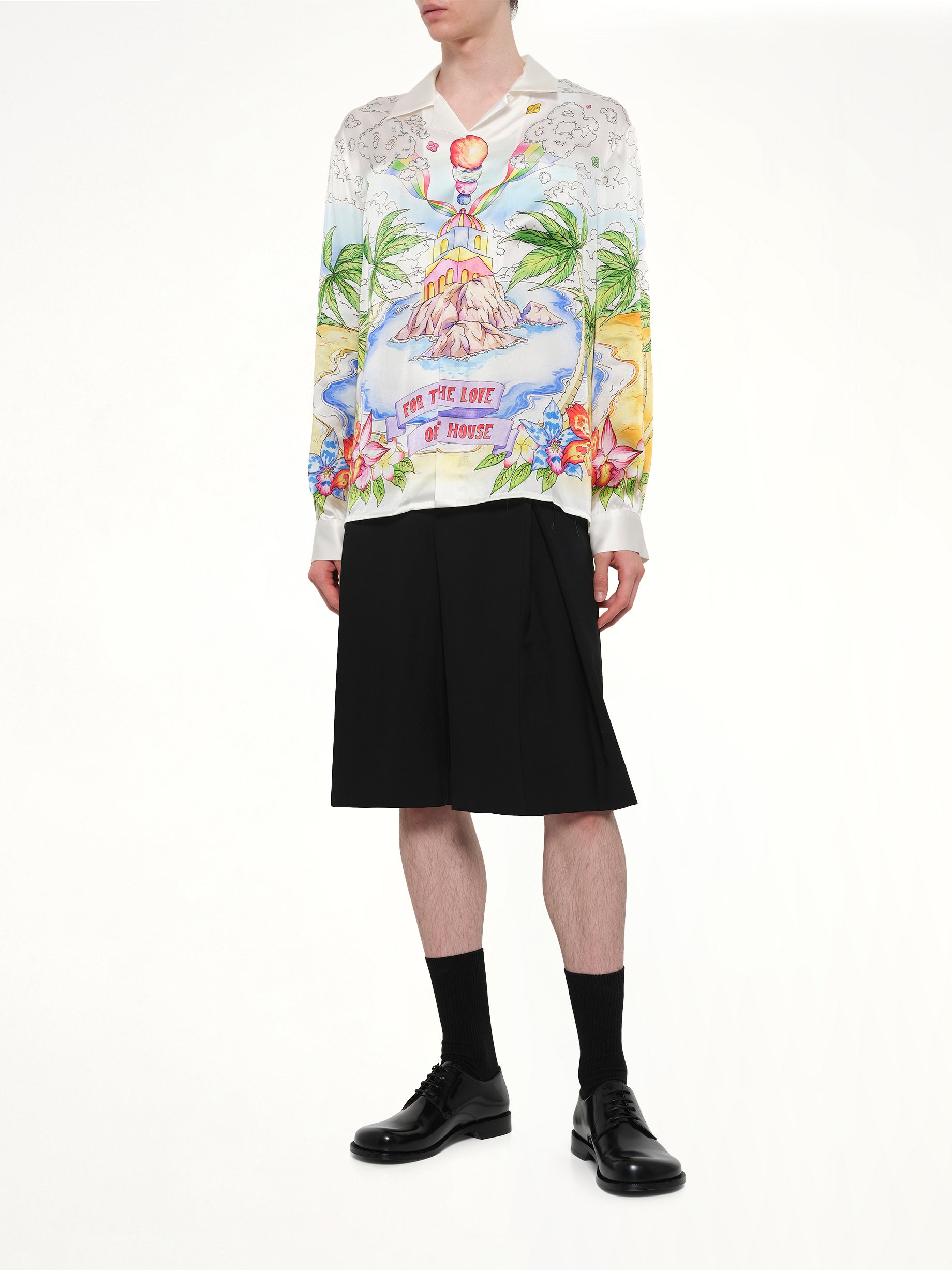 CASABLANCA Better Days LS Shirt in White Full Reference from MARAIS