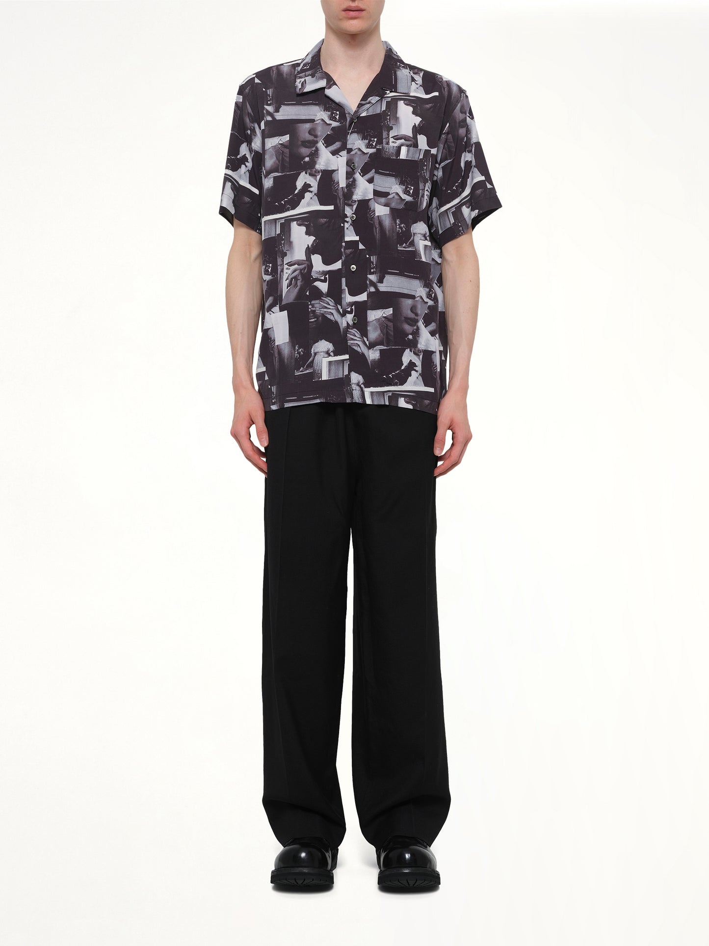 Printed Still Shirt in Black