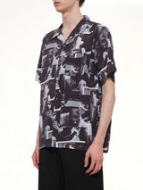Printed Still Shirt in Black