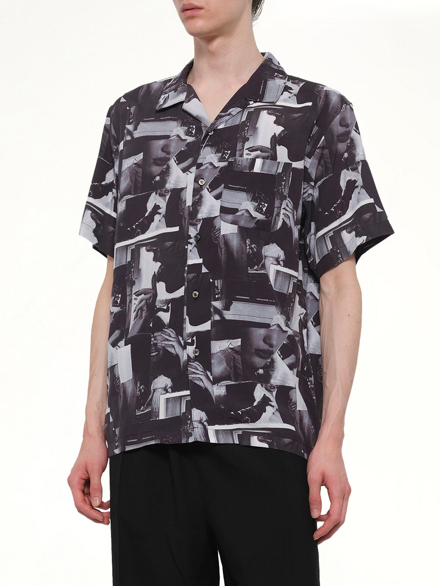 Printed Still Shirt in Black