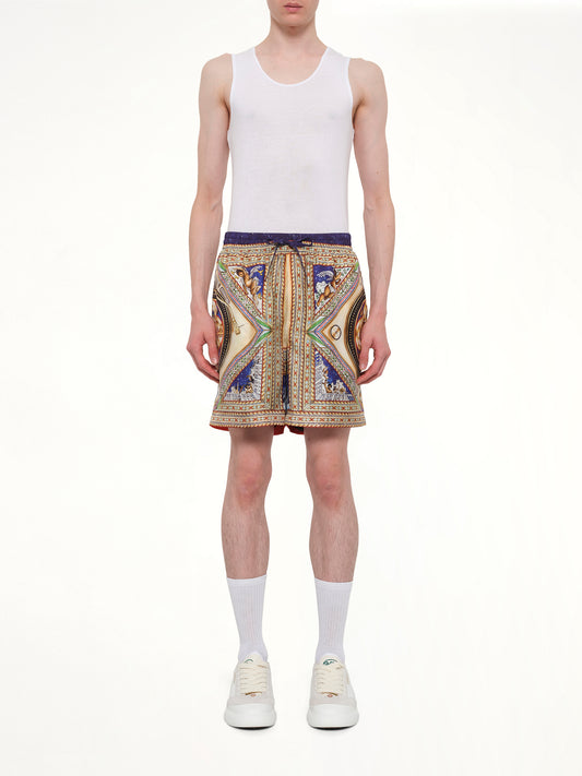 Plafond Orne De Musique Silk Shorts in Multicolour