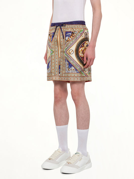 Plafond Orne De Musique Silk Shorts in Multicolour