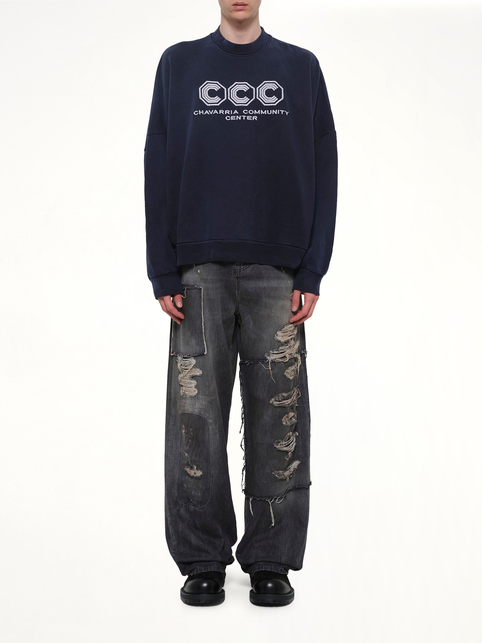 WILLY CHAVARRIA "CCC" Hooligan Crew in Peacoat Model View from MARAIS