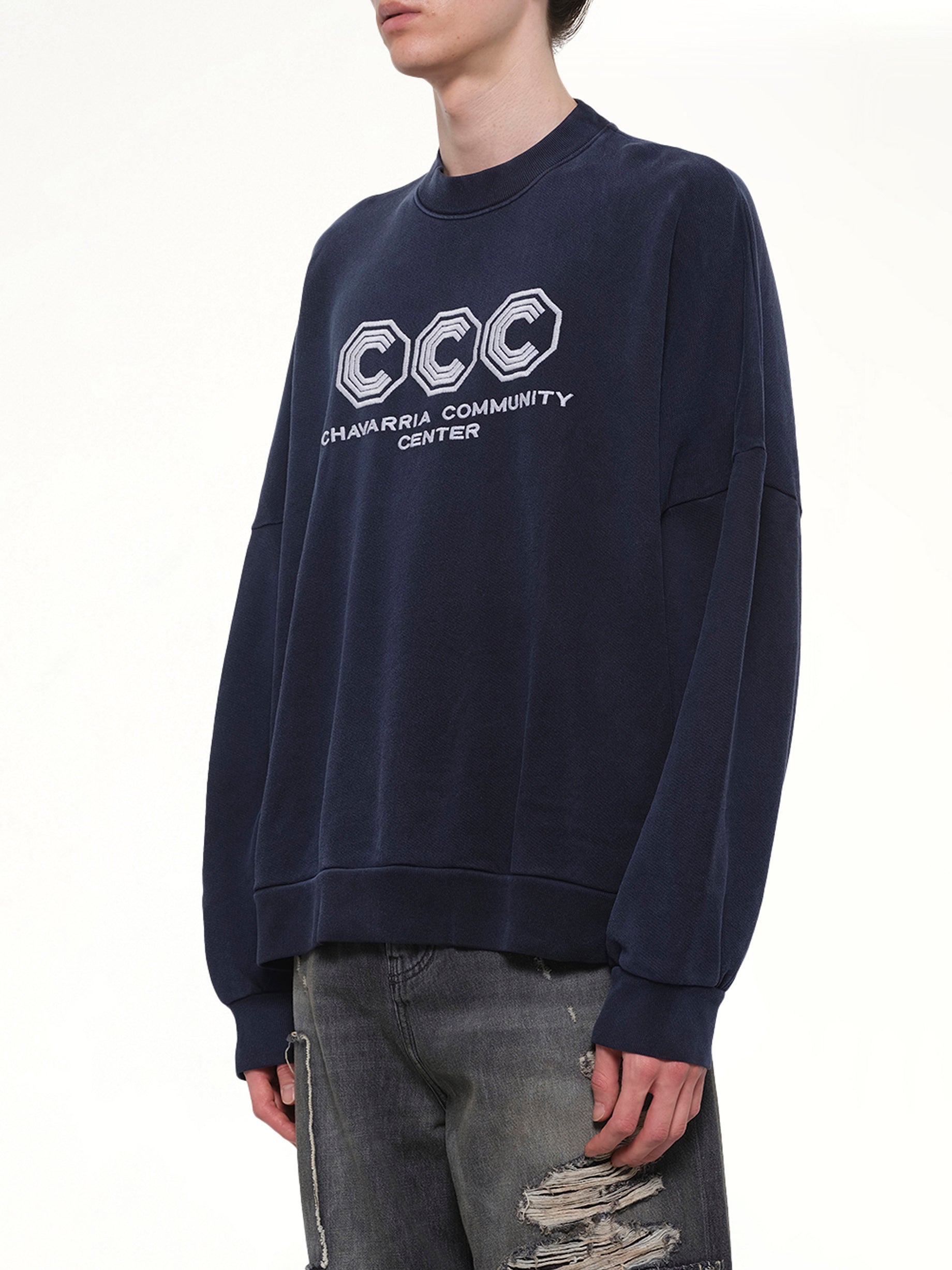 "CCC" 훌리건 스웻셔츠 피코트