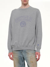 Faded Collegiate Sweatshirt in Grey Heather