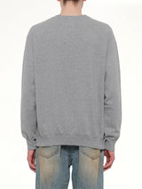 Faded Collegiate Sweatshirt in Grey Heather