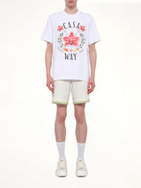 Casa Way Orchid Classic T-Shirt in White