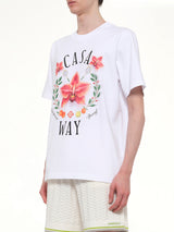 Casa Way Orchid Classic T-Shirt in White