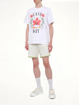 Casa Way Orchid Classic T-Shirt in White