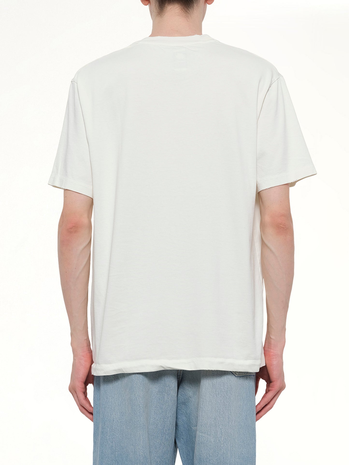 Faded Collegiate T-Shirt in White
