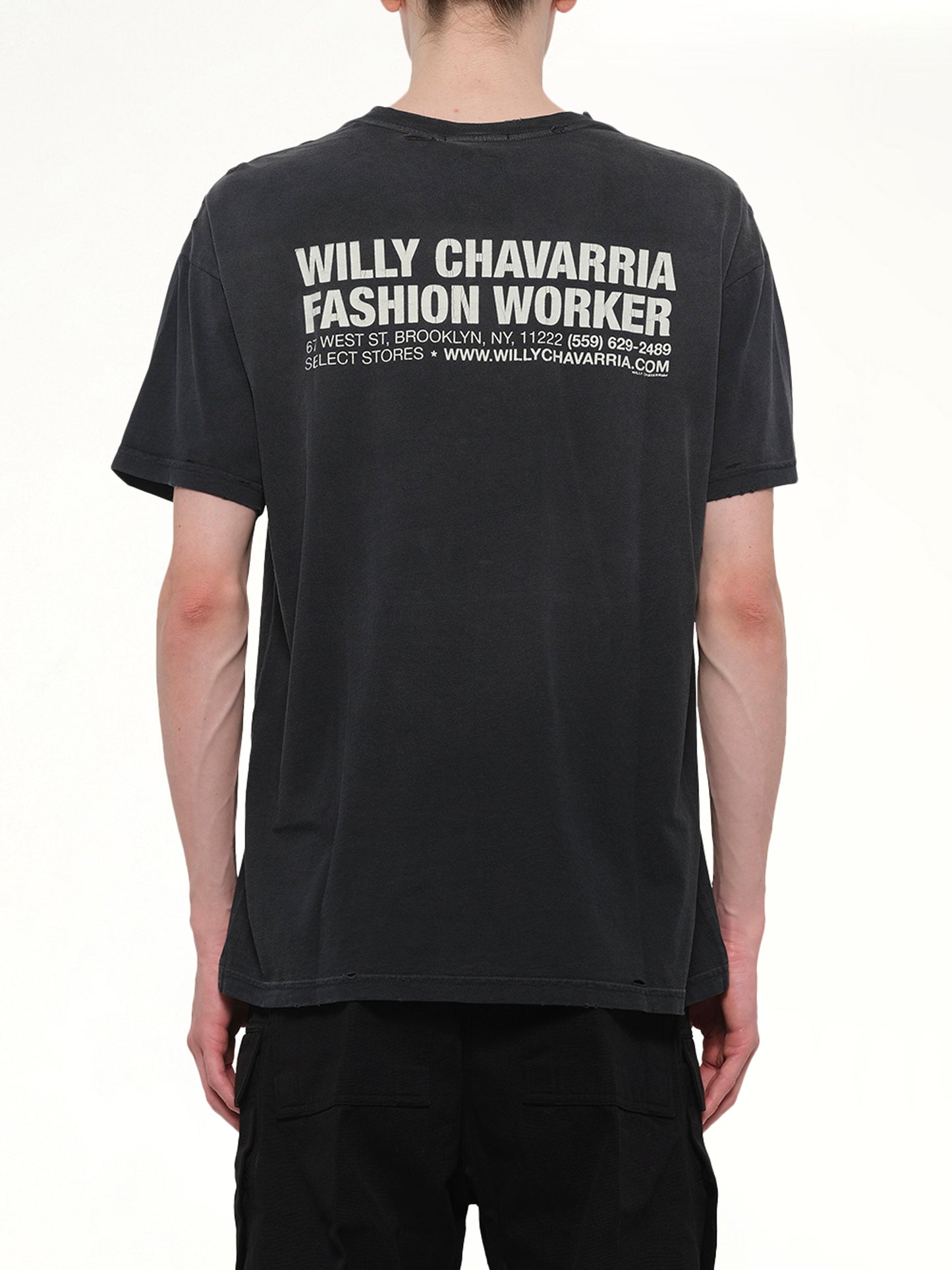 Fashion Worker Easy T-Shirt in Black