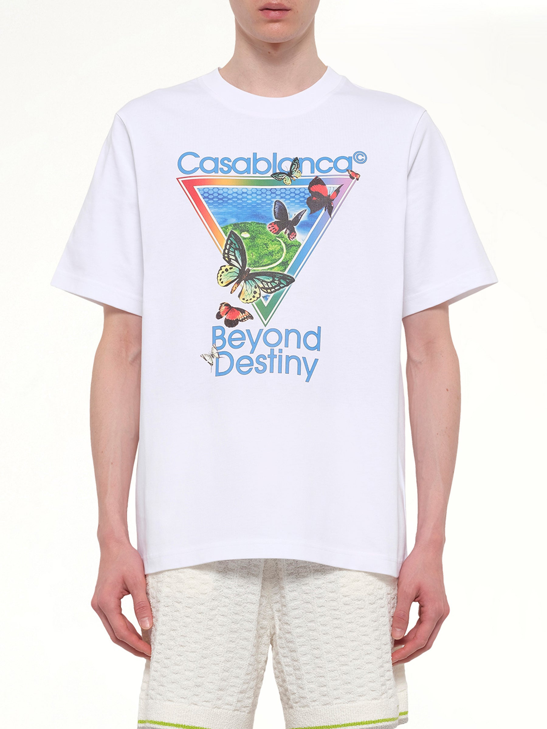 Tennis Club Icon Beyond Destiny Classic T-Shirt in White