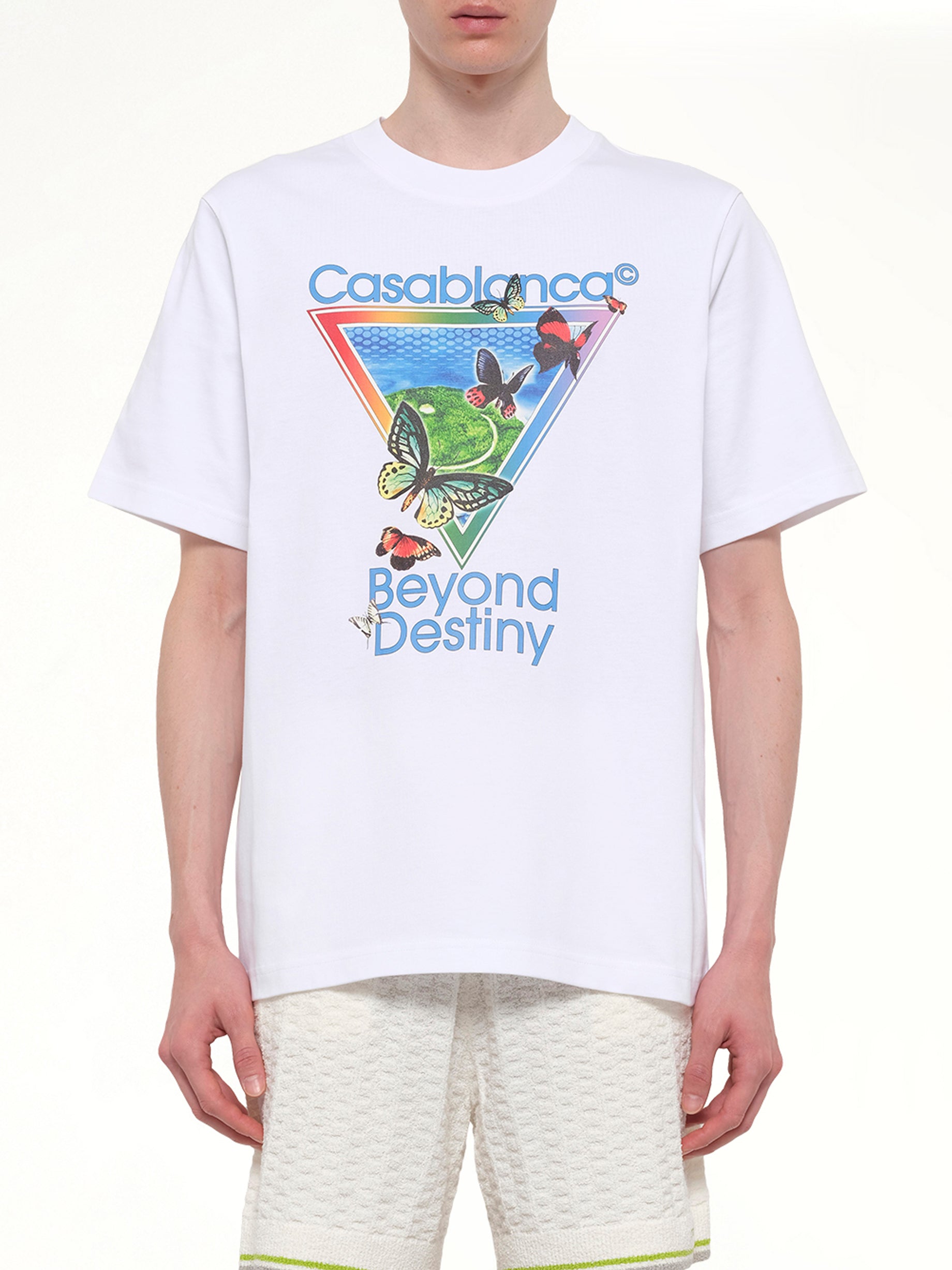 Tennis Club Icon Beyond Destiny Classic T-Shirt in White