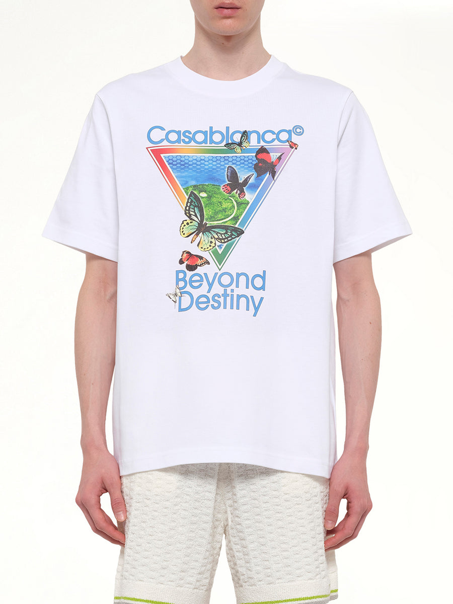 Tennis Club Icon Beyond Destiny Classic T-Shirt in White