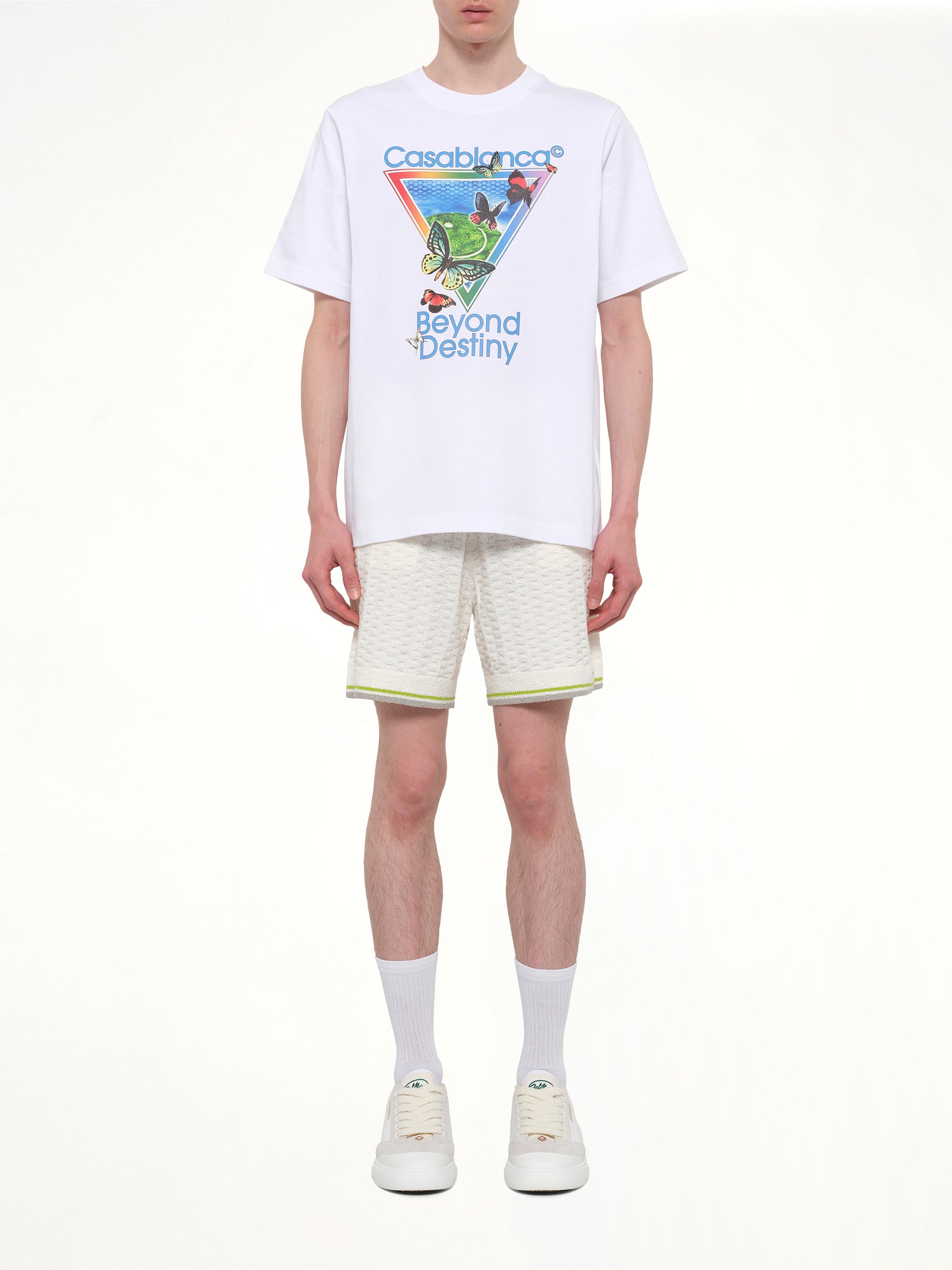 Tennis Club Icon Beyond Destiny Classic T-Shirt in White