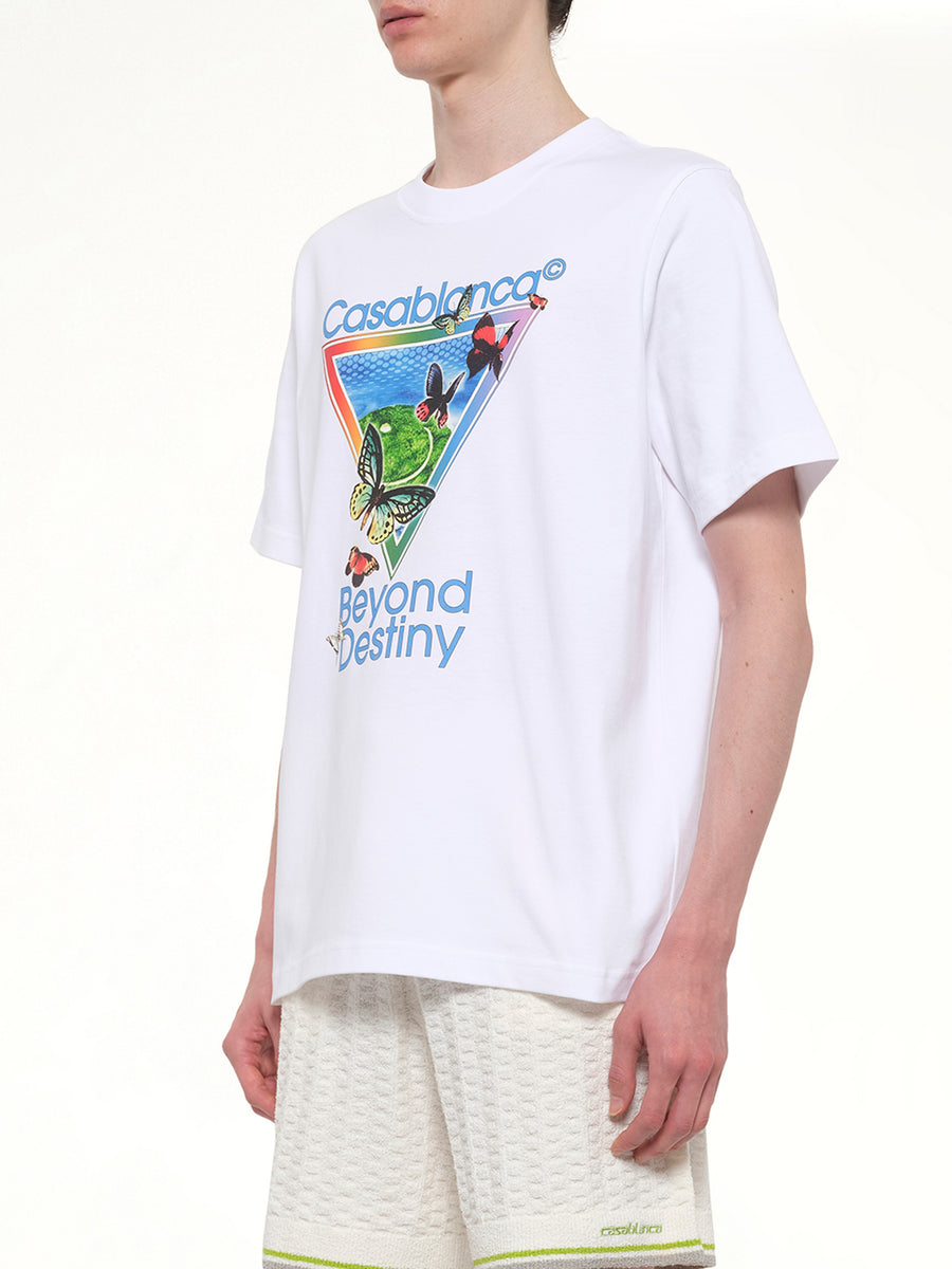 Tennis Club Icon Beyond Destiny Classic T-Shirt in White