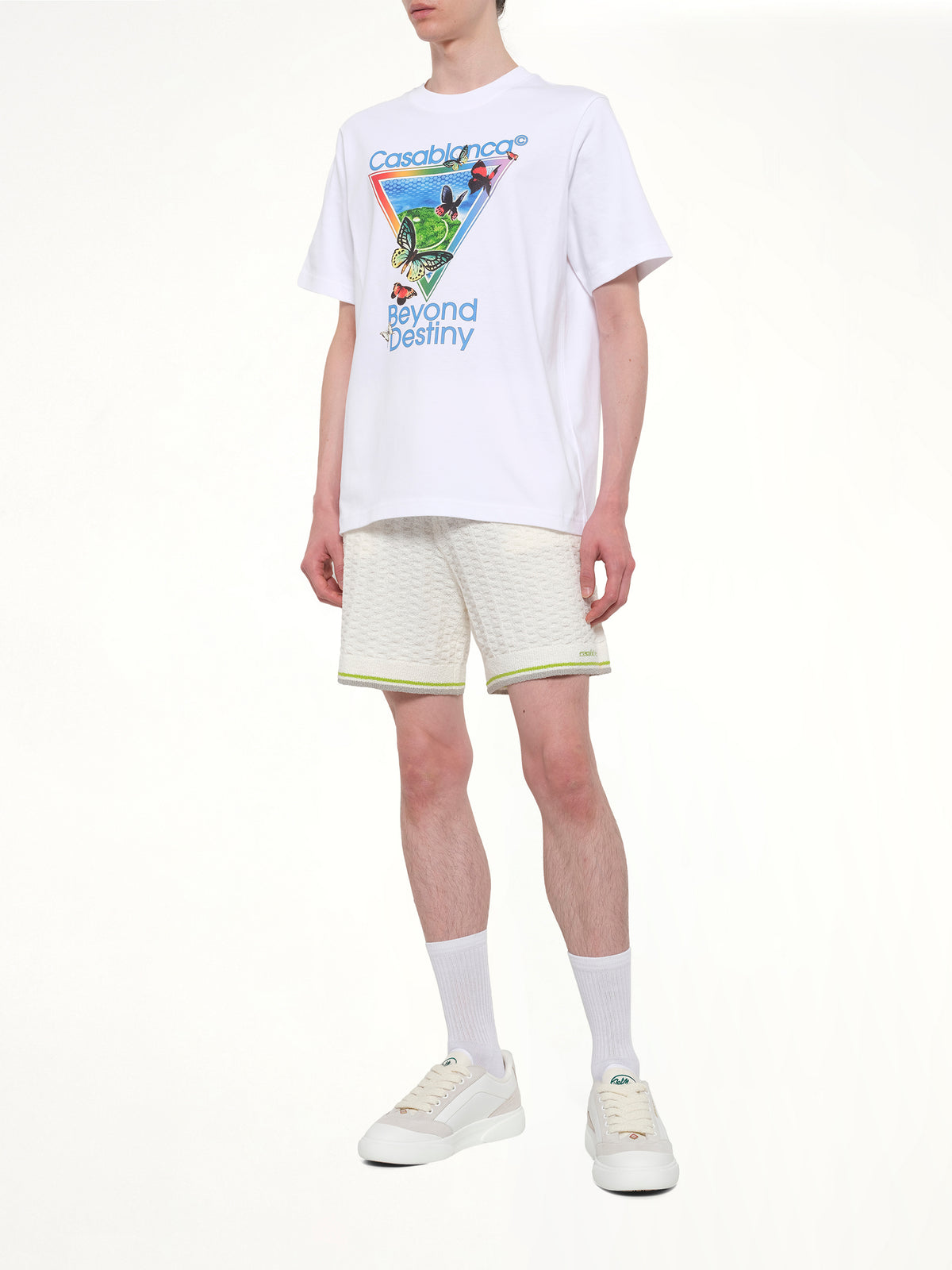 Tennis Club Icon Beyond Destiny Classic T-Shirt in White