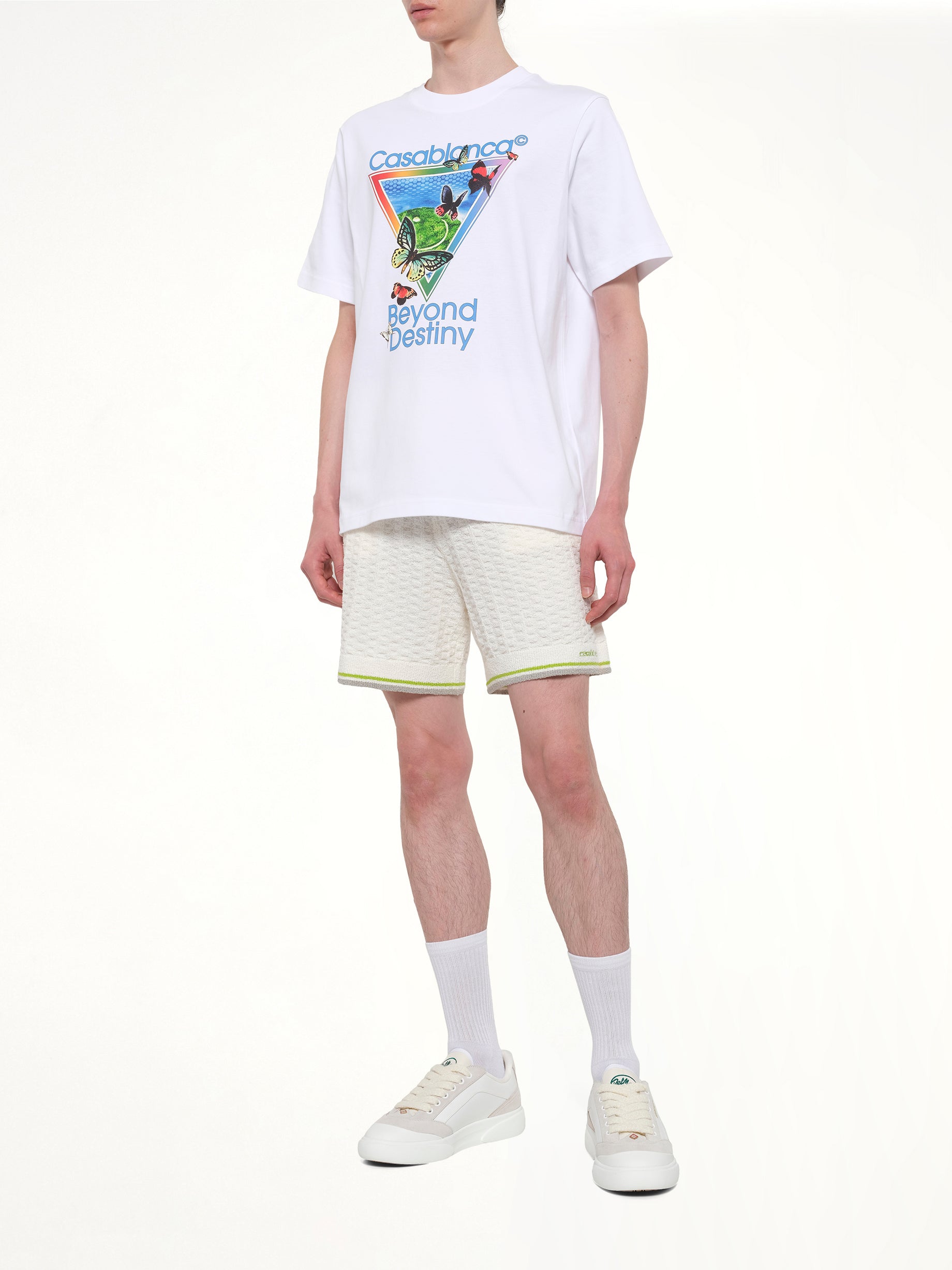 Tennis Club Icon Beyond Destiny Classic T-Shirt in White