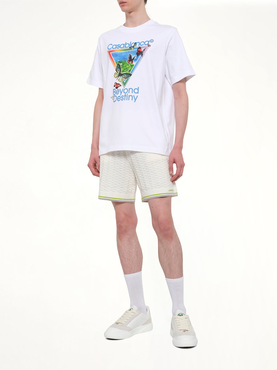 Tennis Club Icon Beyond Destiny Classic T-Shirt in White