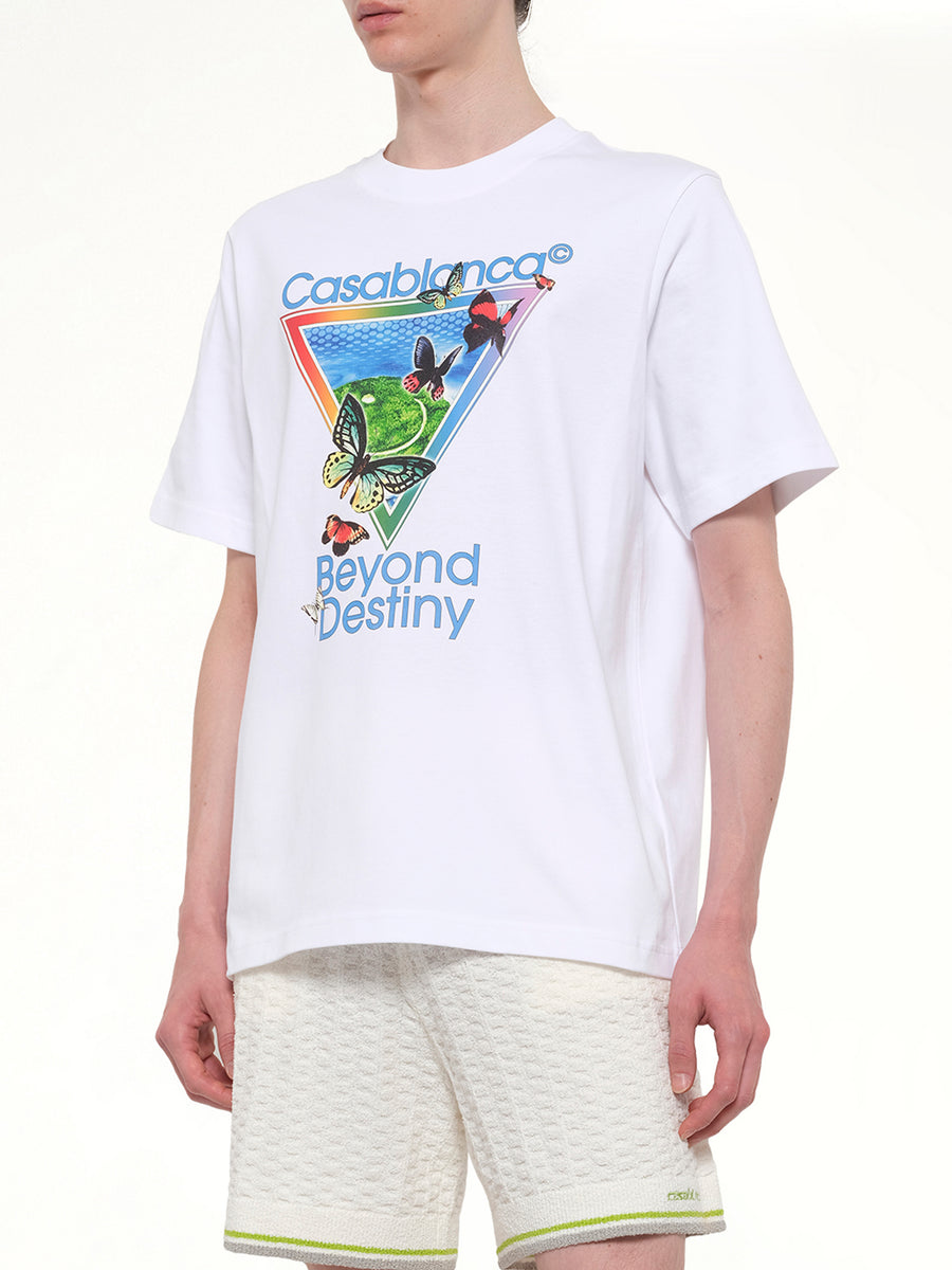 Tennis Club Icon Beyond Destiny Classic T-Shirt in White