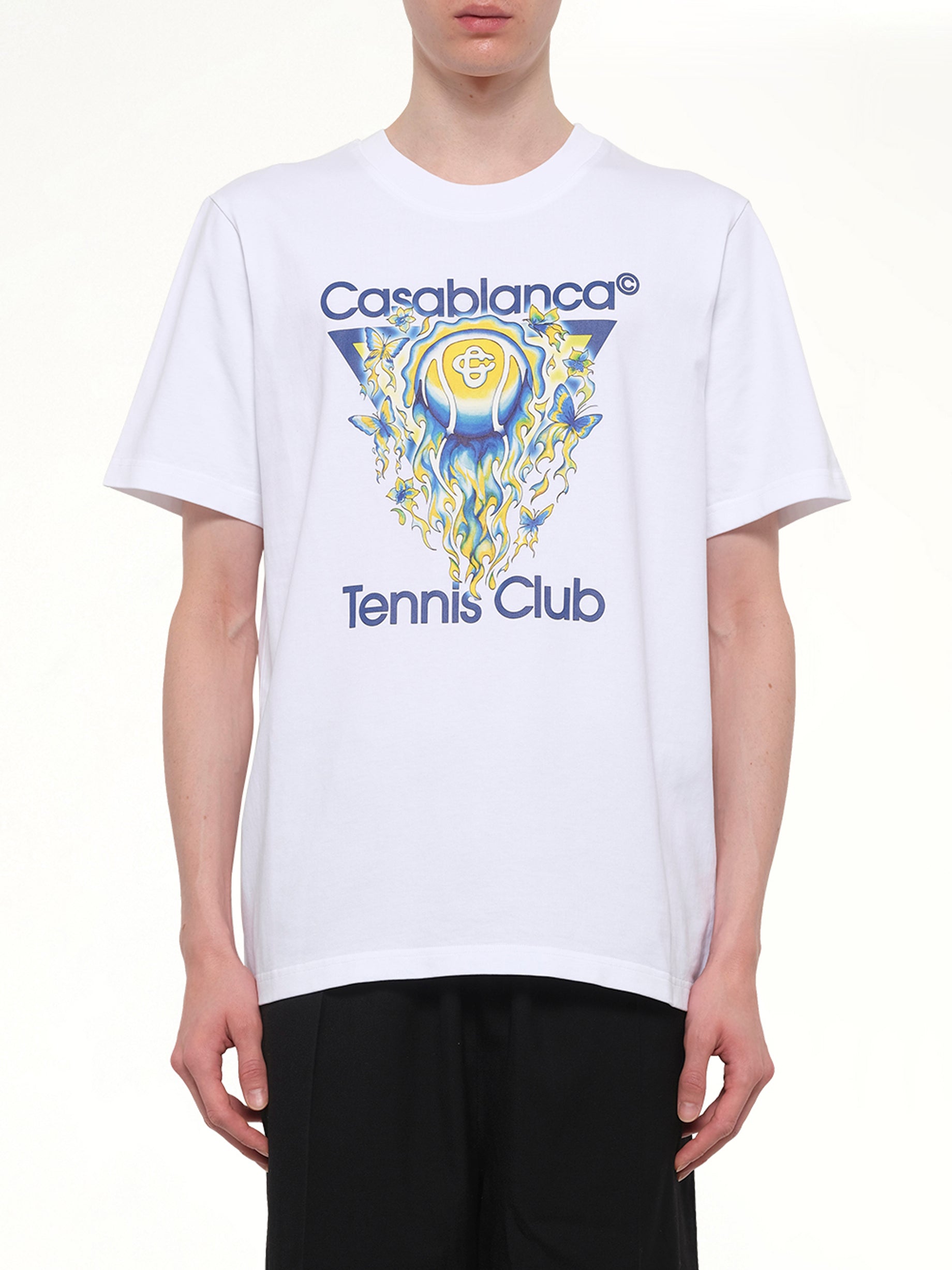 Tennis Club Icon Classic T-Shirt in White