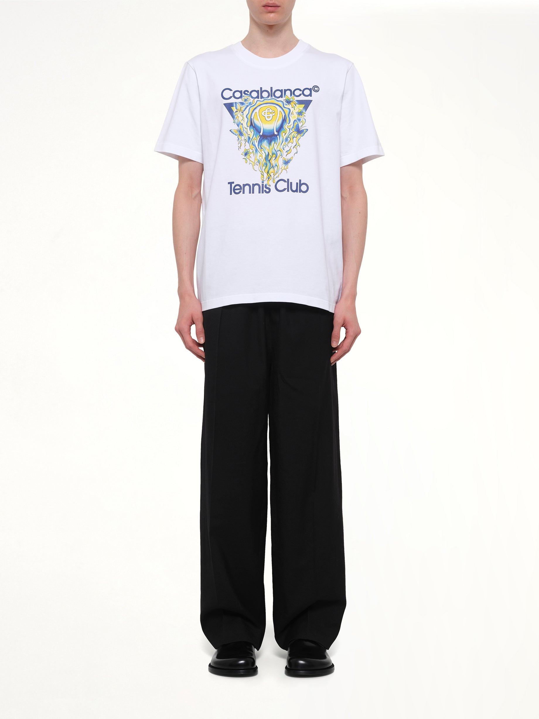 Tennis Club Icon Classic T-Shirt in White