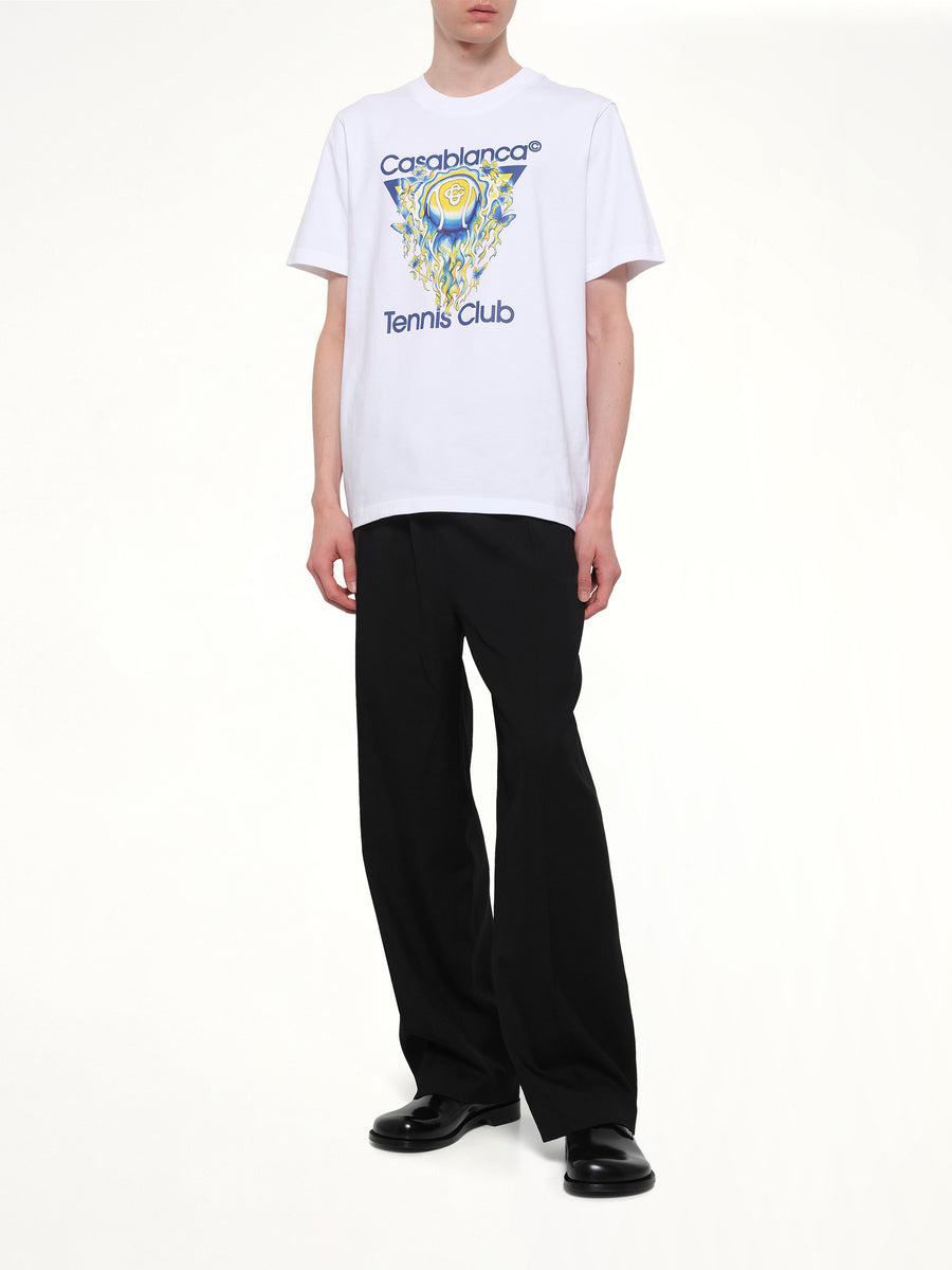 Tennis Club Icon Classic T-Shirt in White