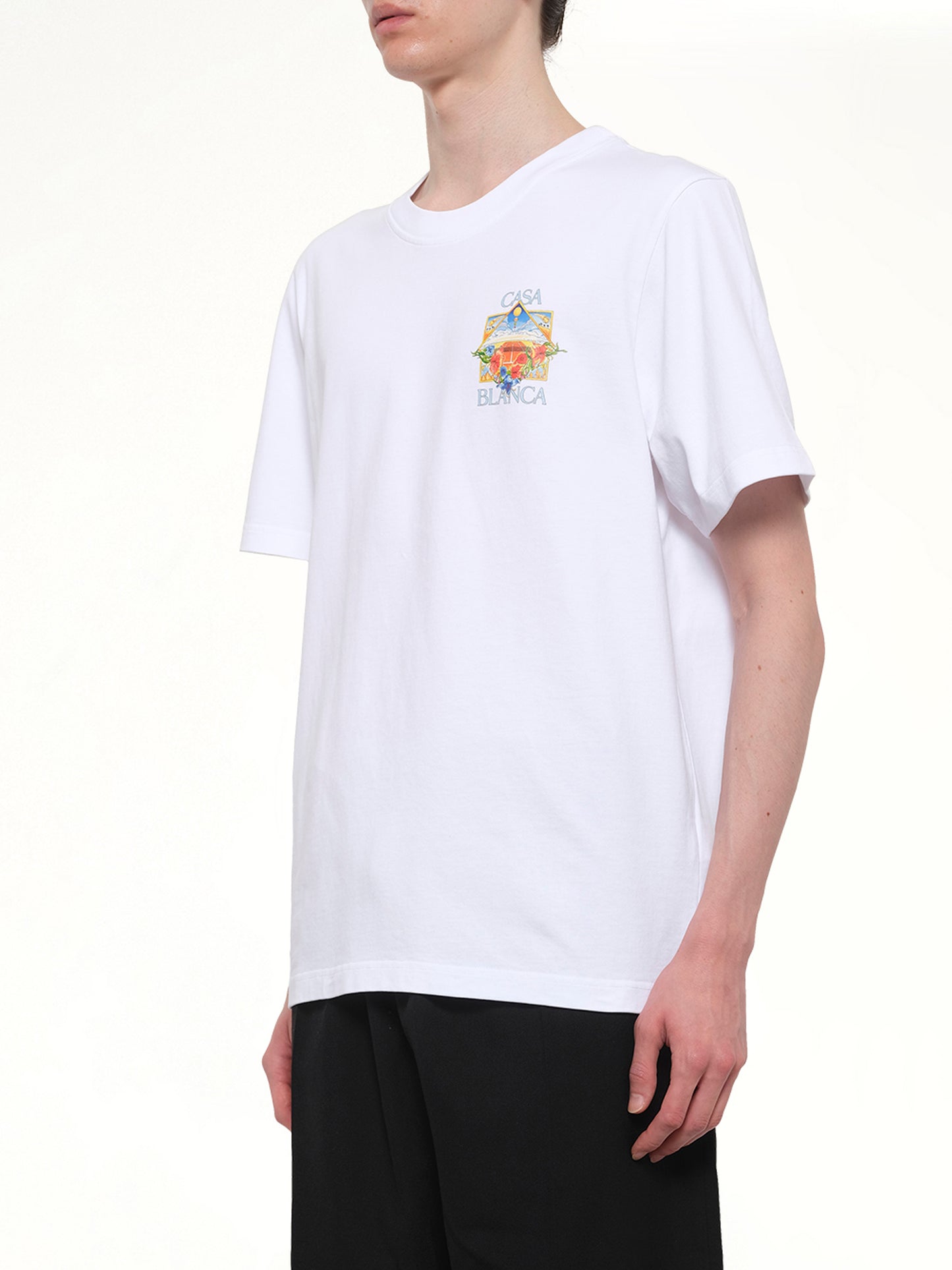 Tennis Landscape 2 Classic T-Shirt in White
