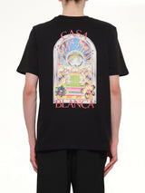Tennis Landscape Classic T-Shirt in Black