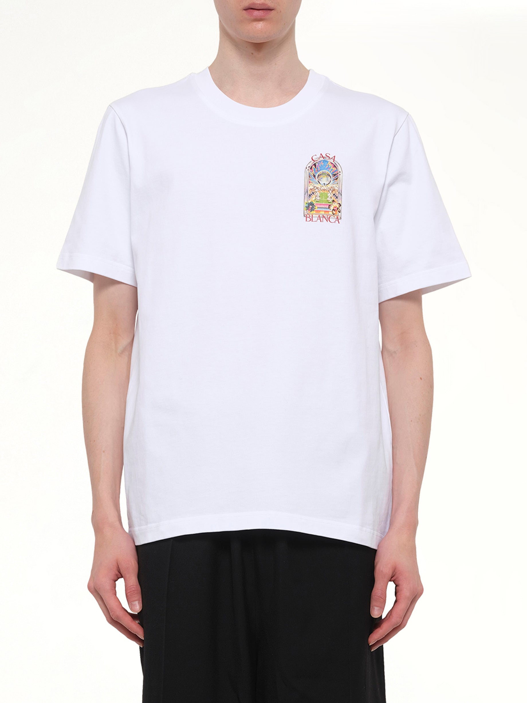Tennis Landscape Classic T-Shirt in White