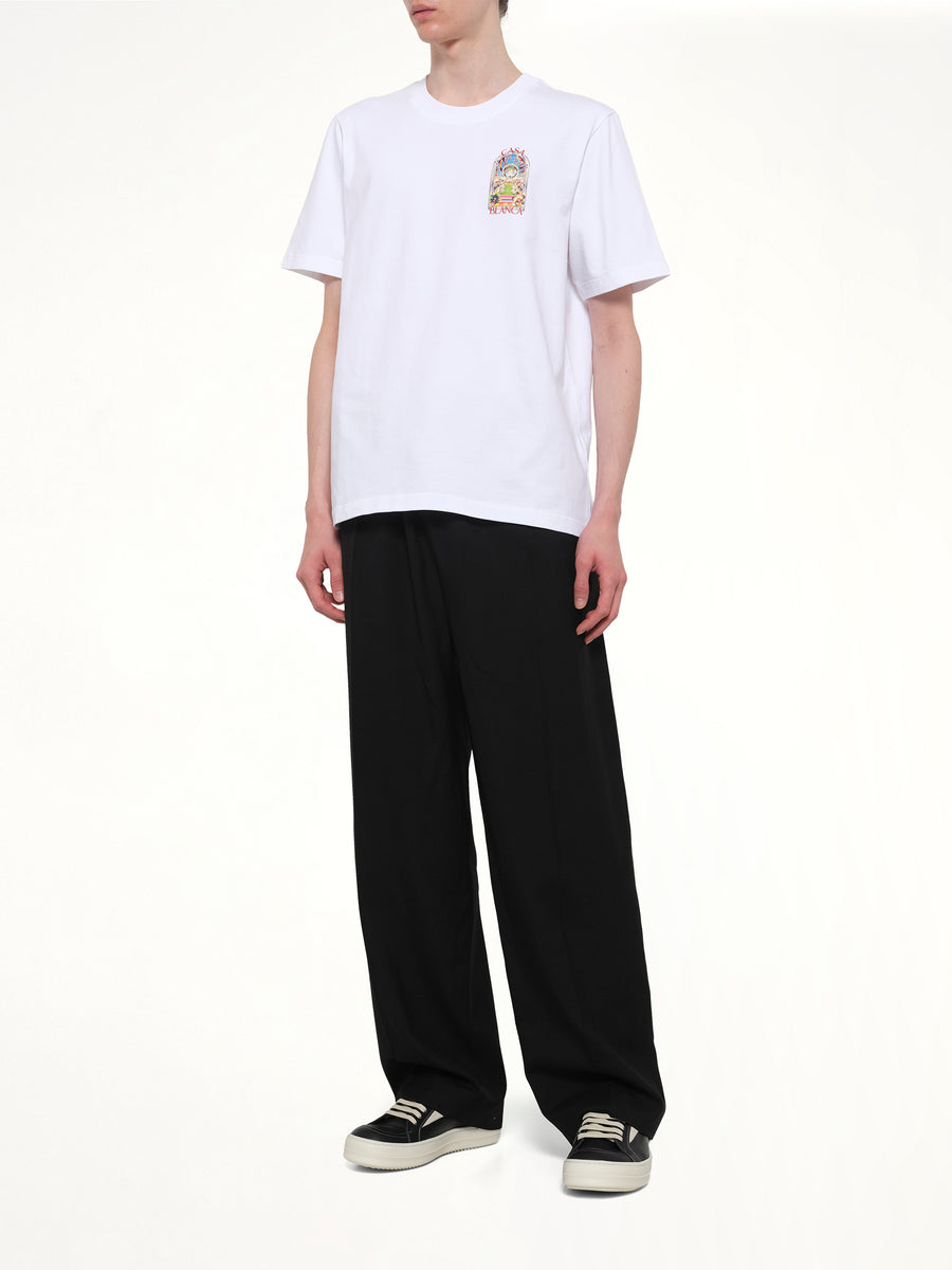 Tennis Landscape Classic T-Shirt in White