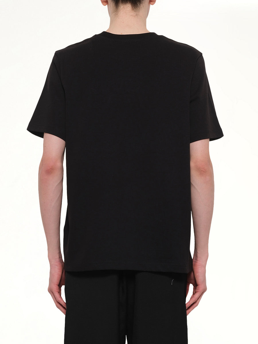 Warped Logo Classic T-Shirt in Black