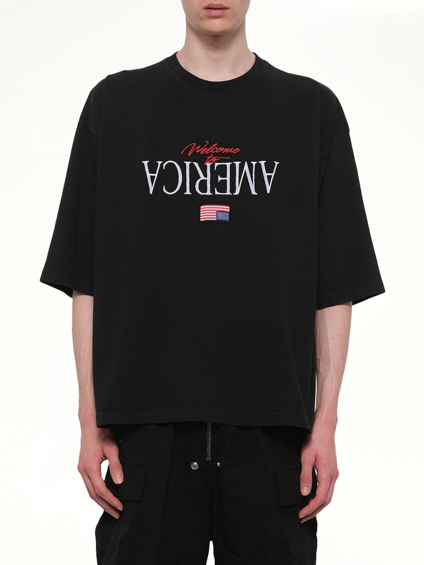 Welcome To America Buffalo T-Shirt in Black