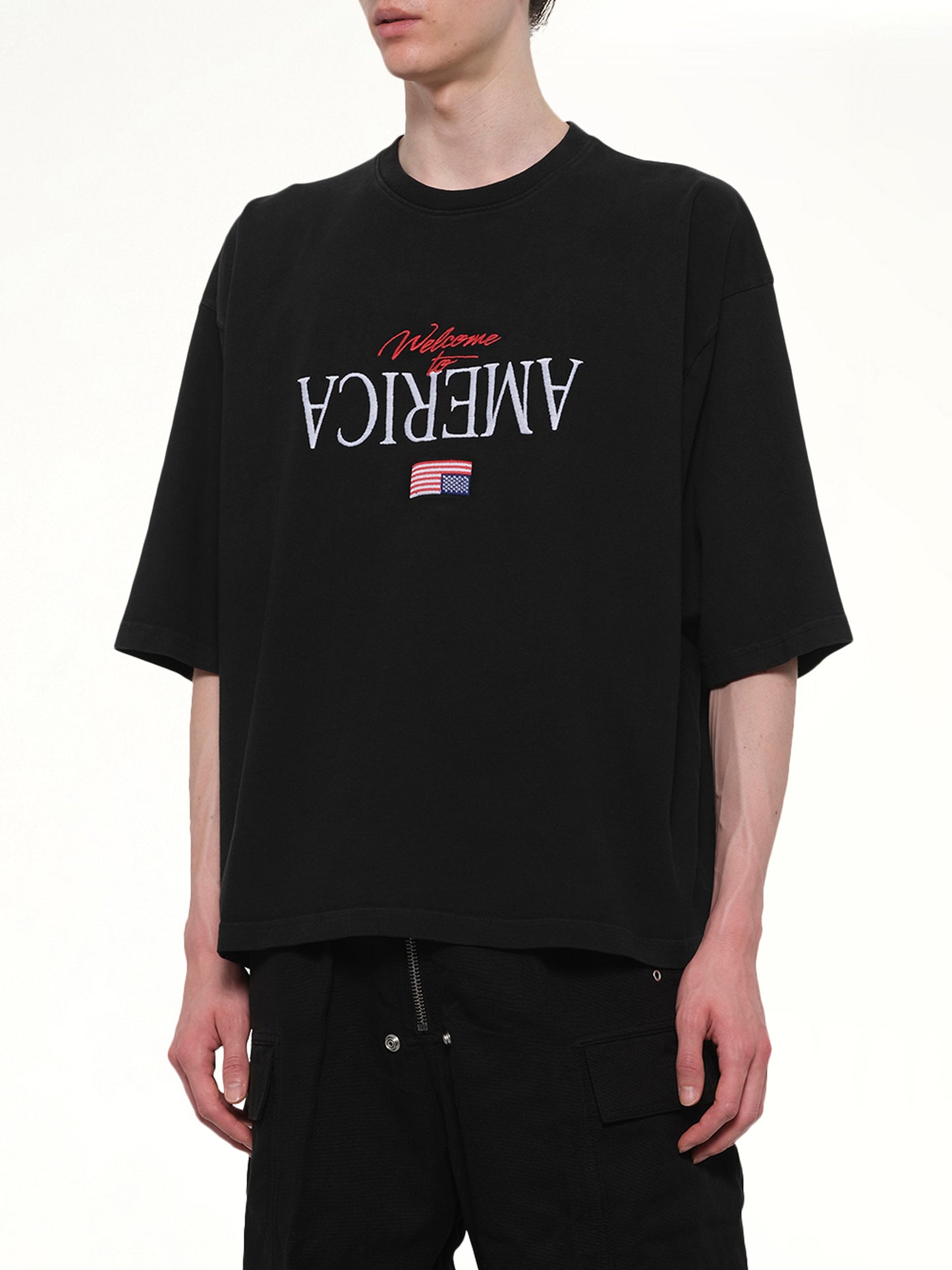 Welcome To America Buffalo T-Shirt in Black