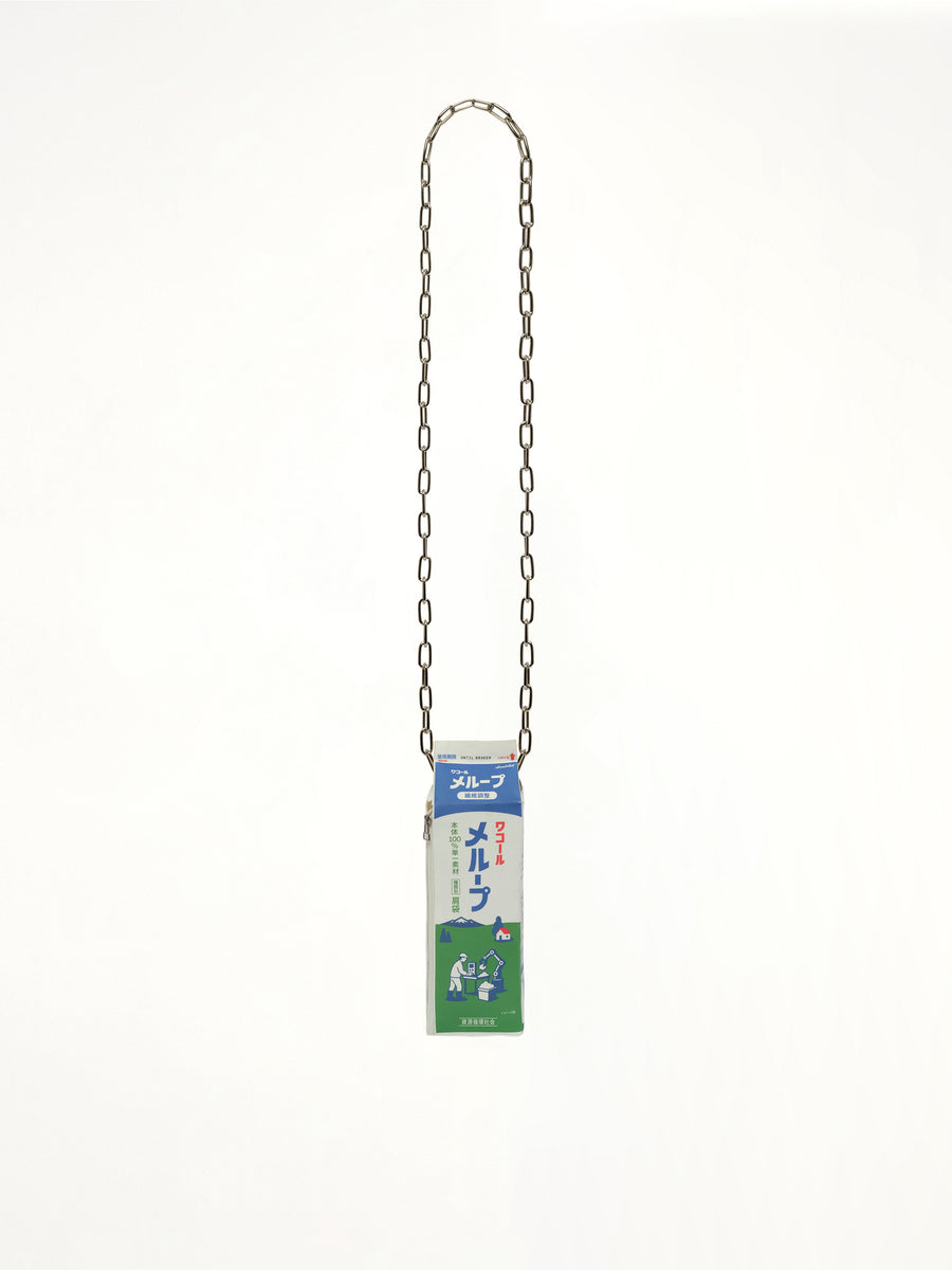 Milk Carton Bag in White