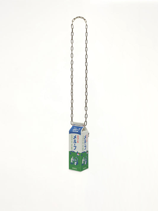 Milk Carton Bag in White