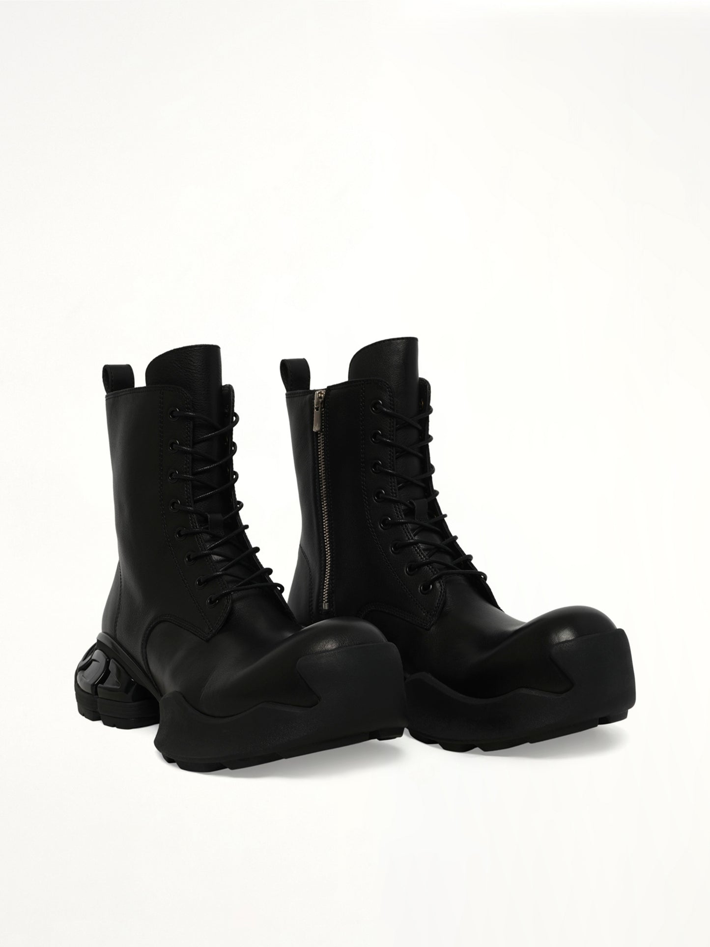 The Core Combat Boots in Black