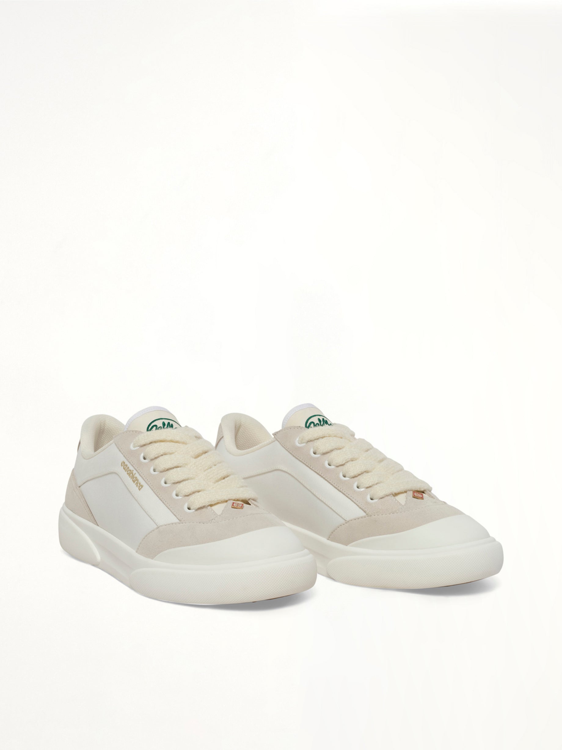 CASABLANCA Del Mar Sneaker in White Front View from MARAIS