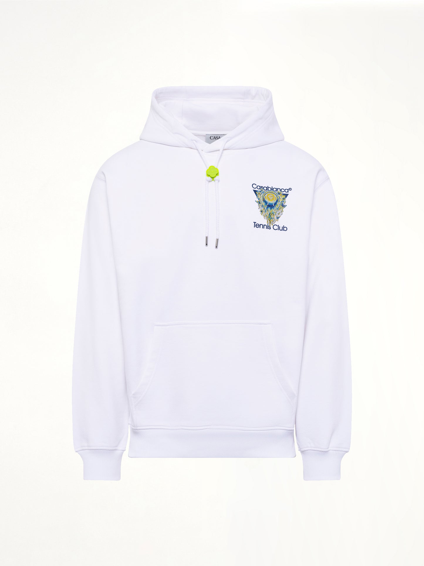 Tennis Club Icon Hoodie in Off White