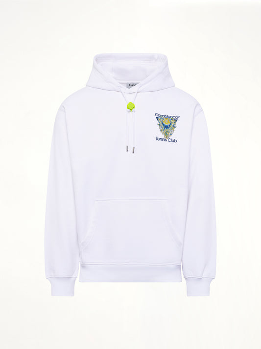Tennis Club Icon Hoodie in Off White