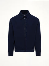 Wool Sports Jacket in Navy