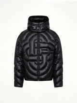 Quilted Puffer Jacket in Black